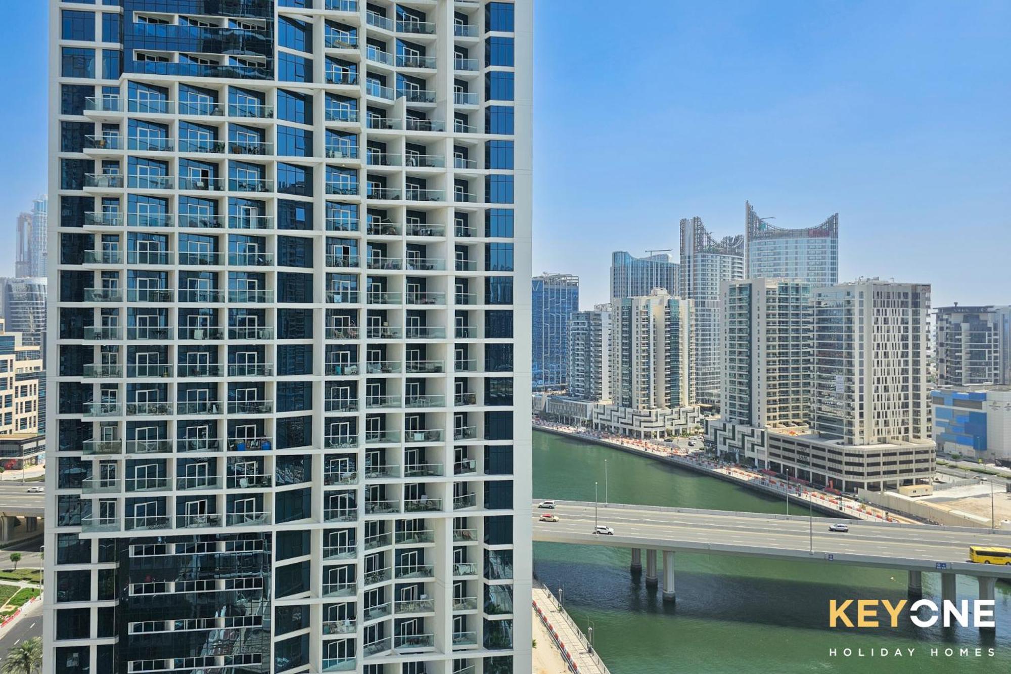 Sleek Studio In Prive With Stunning Canal View Ντουμπάι Εξωτερικό φωτογραφία