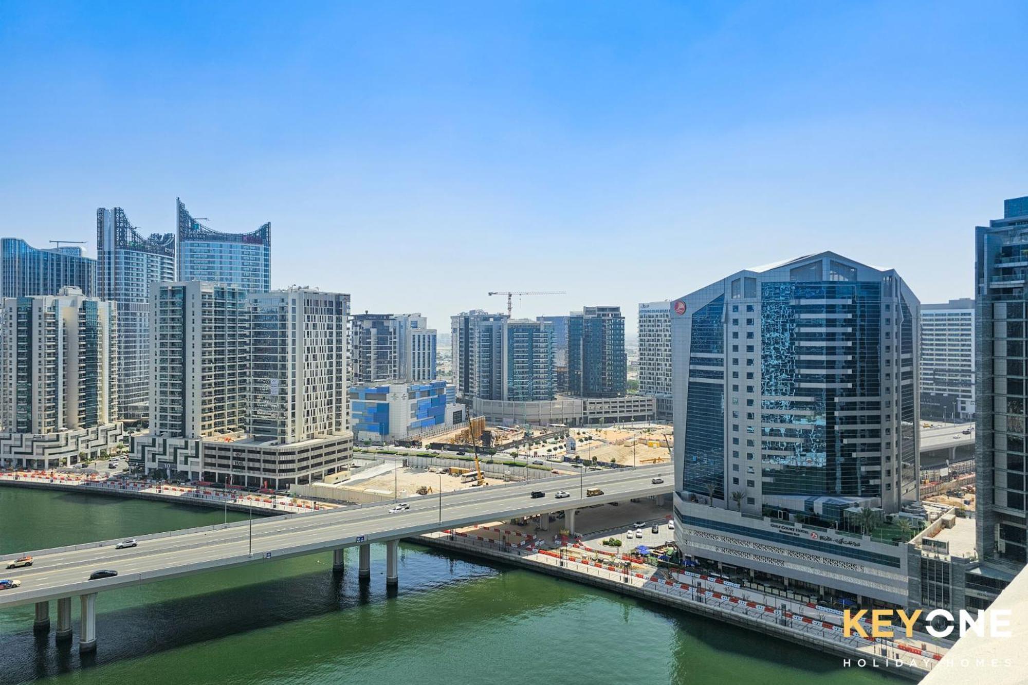 Sleek Studio In Prive With Stunning Canal View Ντουμπάι Εξωτερικό φωτογραφία